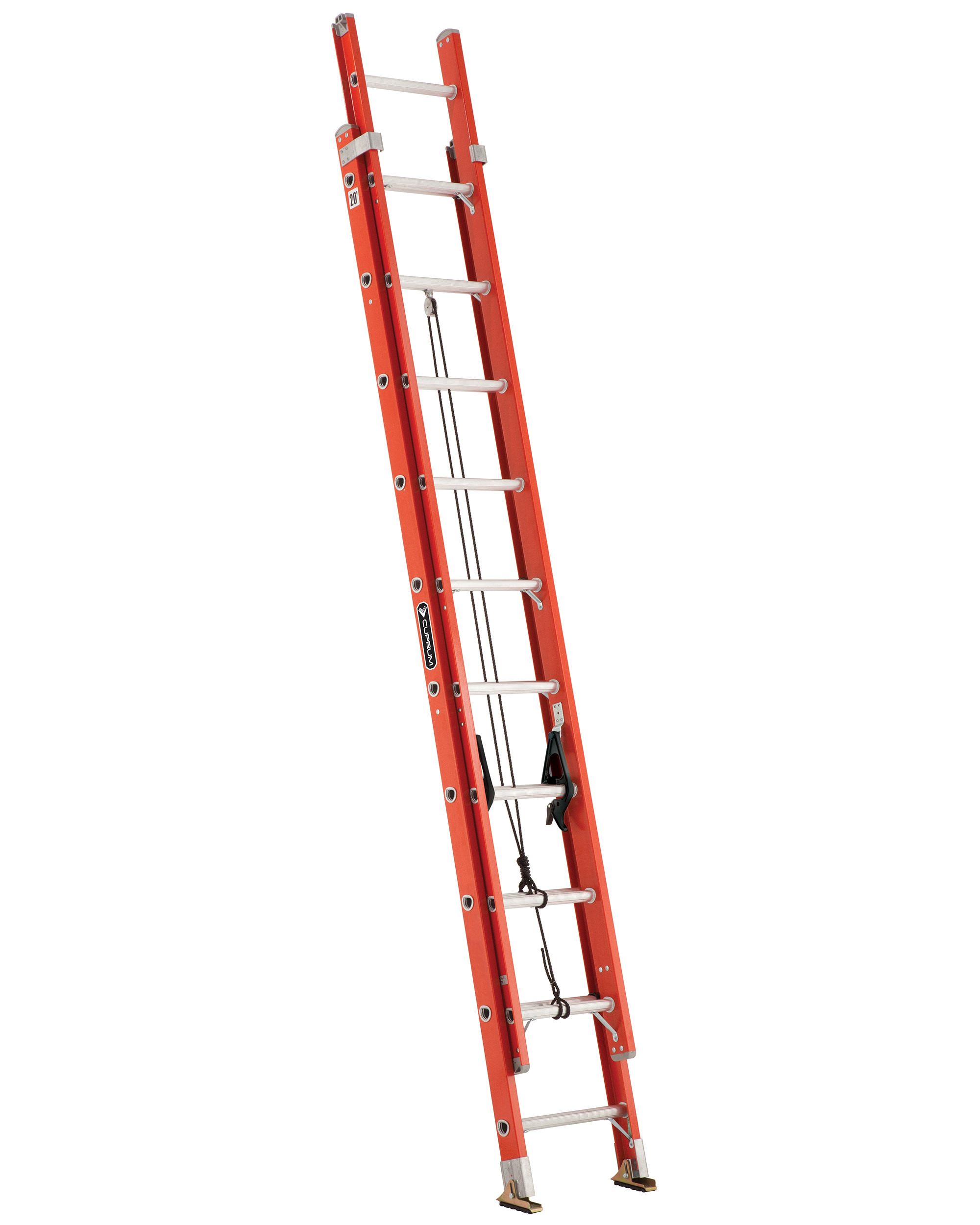 ESCALERA DE EXTENSIÓN DE FIBRA DE VIDRIO 534-20N