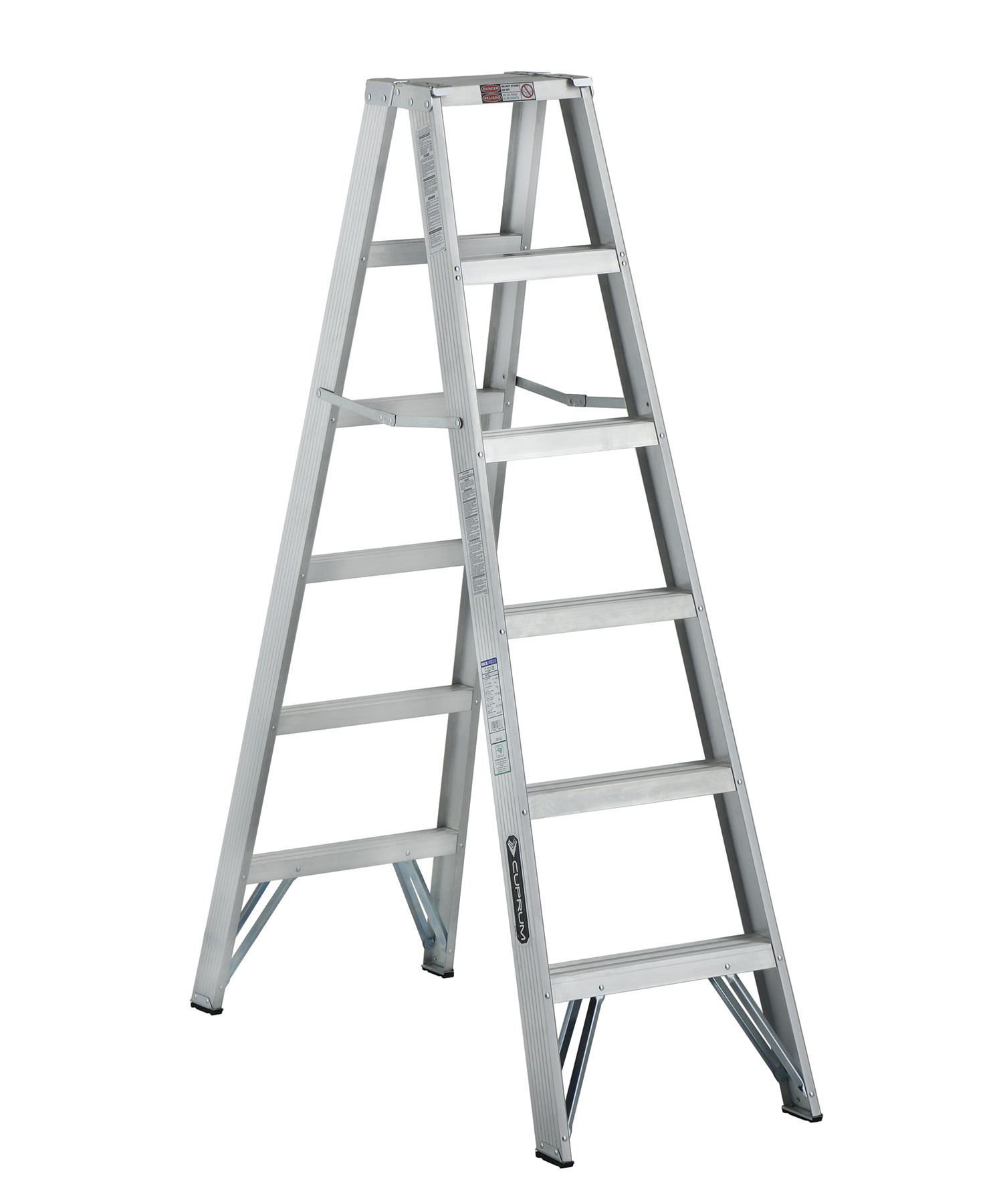 ESCALERA DE TIJERA DOBLE DE ALUMINIO C-2231-06