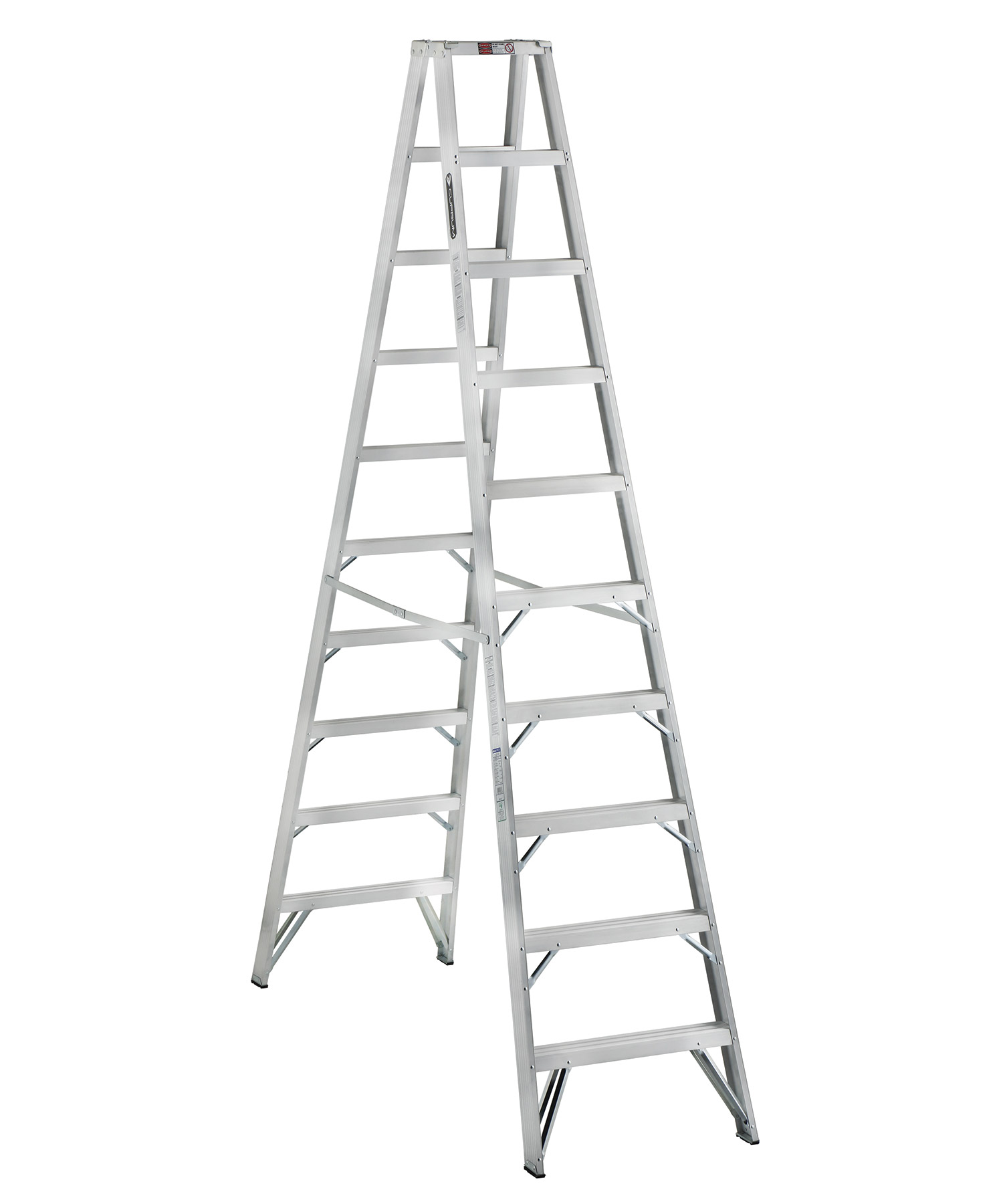 ESCALERA DE TIJERA DOBLE DE ALUMINIO C-2231-10